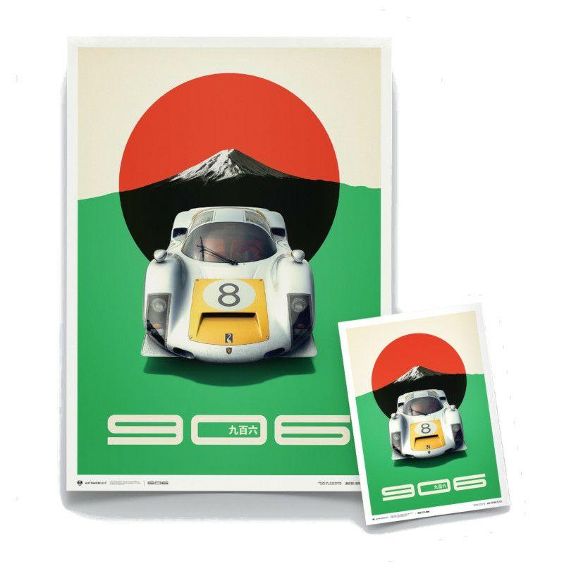 PORSCHE 906 日本グランプリ 1967 リミテッド エディション ポスター