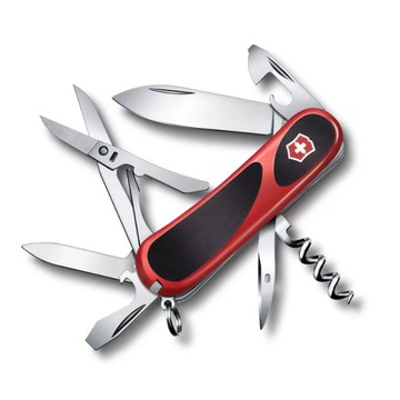 【Victorinox 瑞士維氏】瑞士刀 EVOLUTION 14 GRIP 85mm(2.3903.C)