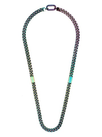 Tateossian - Kaleidoscope Amulet necklace - men - Palladium Plated Brass - One Size - Multicolour