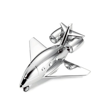 【Troika 梅森巴赫】噴射機造型削鉛筆機#上班紓壓好夥伴(桌上質感造型擺件 可磁吸迴紋針與削鉛筆功能)