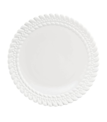 Christofle Porcelain Babylone Dessert Plate