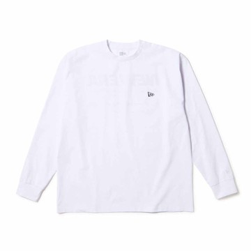 NEW ERA 男女 寬版長袖上衣 日版 OS UTILITY 上衣 ARCHIVE 白 NE14735100