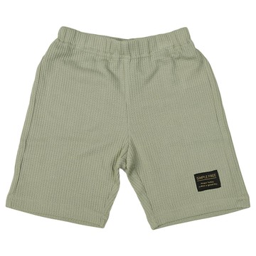 akachan honpo - 短褲-華夫格-軍綠色