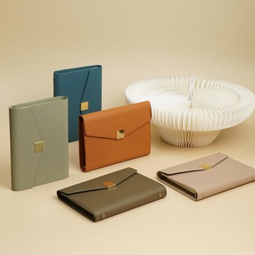 商務高檔A6活頁本A5可拆卸軟皮筆記本子本子手賬本記事本女定制 99購物節