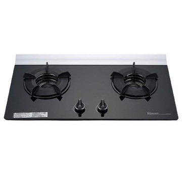 (含標準安裝)林內【RB-201GN(B)】檯面式內焰雙口爐二口爐(黑波)