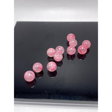 【Rich手作】高品 櫻花雨 散珠 玉化薔薇石 薔薇輝石 粉色水晶 薔薇石手串 手鍊 手珠