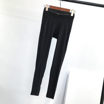 外貿剪標男士薄款速干彈力緊身瑜伽褲黑色跑步運動健身束腿九分褲