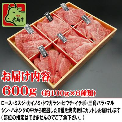 ふるさと納税 三次市 広島牛 焼肉セット 600g