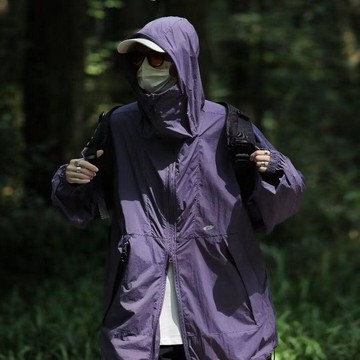 山系戶外 戶外防曬衣 男女同款 薄款 冰絲 透氣 防紫外線 登山衝鋒 防曬衣外套