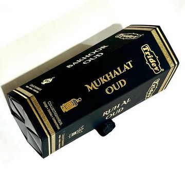 [綺異館] 印度香 TRIDEV 頂級沈香調和香+香板 禮盒組 頂級手工香棒 深沈療癒 薰香 舒壓 淨化