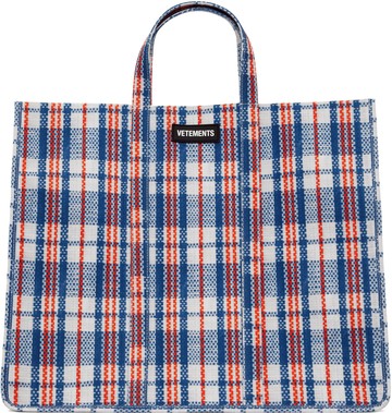 VETEMENTS 蓝色 Barbes 托特包