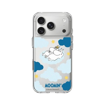 RHINOSHIELD iPhone 17/Air/Pro/Pro Max Clear 抗黃化透明防摔手機殼｜姆明Moomin-Moomin＆歌妮-雲上小戀曲