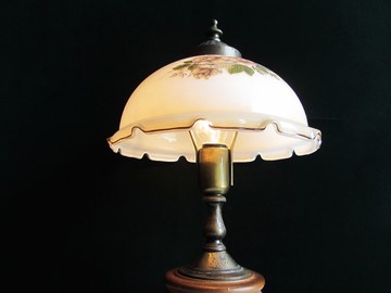 【老時光 OLD-TIME】早期二手台灣製玻璃桌燈