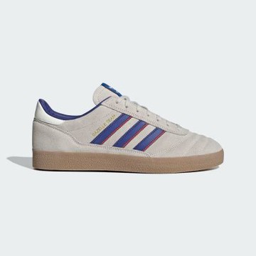 Adidas 愛迪達 Gazelle Team [JH8823] 男女 休閒鞋 德訓鞋 滑板鞋 舒適 米 藍
