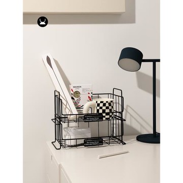 尤本家居 可疊放鐵藝置物架架子桌面廚房調料化妝品收納架零食架