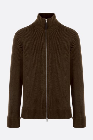 MAISON MARGIELA cotton and wool full-zip cardigan Man