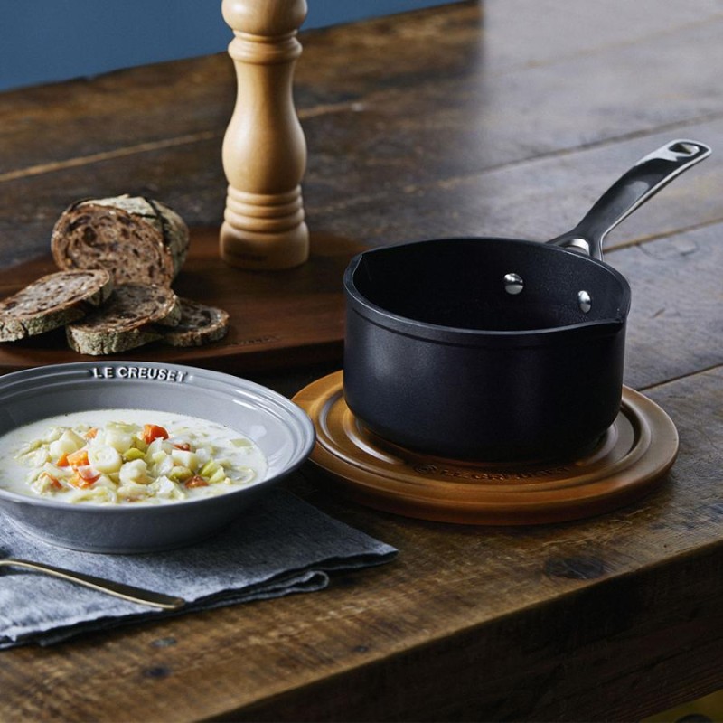 LE CREUSET ホワイト 片手鍋 クルーゼソースパン16センチメレンゲ