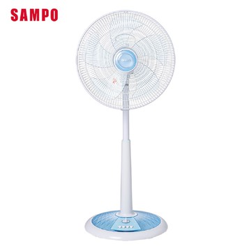 SAMPO 聲寶- 16吋五片扇葉星鑽型機械式定時立扇 SK-FD16VT 廠商直送