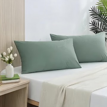 Blue Cat 藍貓 台灣製造100防水枕套  軍綠色  4個  45 x 78cm ±5%  4件