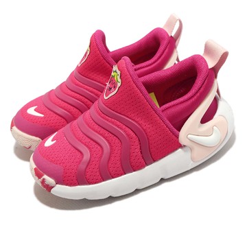 學步鞋 Dynamo Go SE TD 童鞋 桃紅 粉紅 毛毛蟲 幼童 休閒鞋 草莓 無鞋帶 DO9376-600