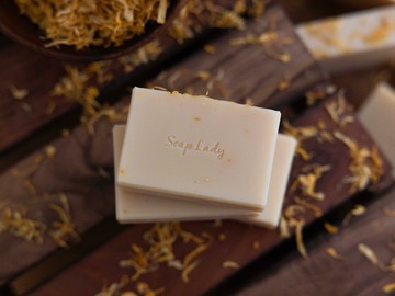 金盞花光采植萃沐浴皂 橄欖花精 天然植萃