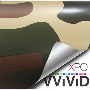 【VVIVID 加拿大 消光叢林迷彩】鑄造改色膜｜汽車貼膜 包膜 車身貼紙｜Car Wrap｜【JY眾悅】現貨
