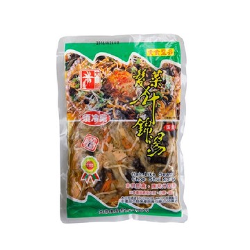 [家速配]大椰髮菜(金針)什錦湯(冷藏)(全素)