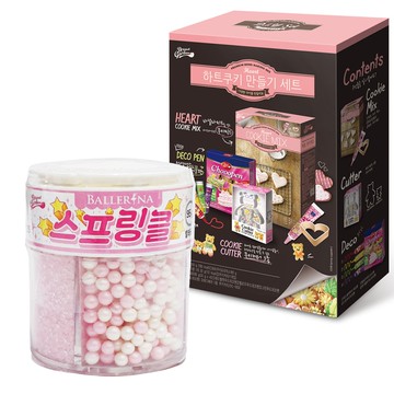 Bread Garden - 烘焙饗宴 熊心未泯 DIY材料包3件套組+霜裝飾粒粒 芭蕾舞甜心 2件套組-95g-3Y+