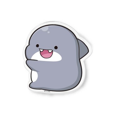 鯊西米 壓克力夾子-抱抱