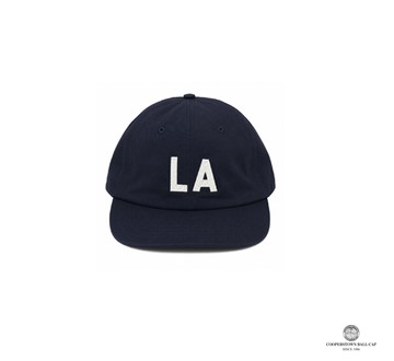 Cooperstown Ball Cap LA Washed Cap洛杉磯城市鏈式刺繡老帽