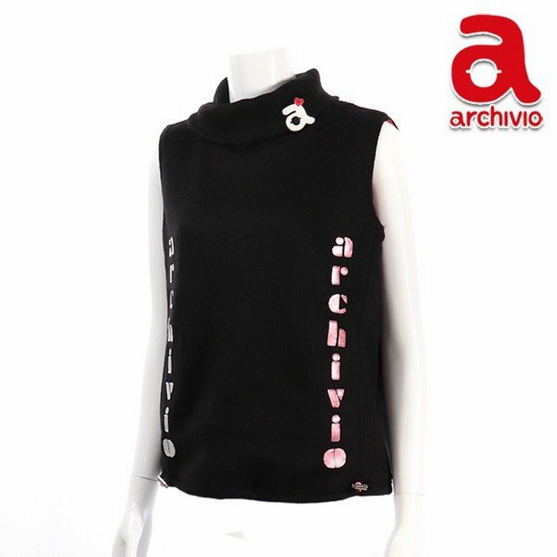 Archivio アルチビオ レディース ベスト 秋冬 A819907秋冬モデル ロゴ ハイネック ニット ベスト 18 トップス M サイズ ゴルフ用品 通販 Lineポイント最大0 5 Get Lineショッピング