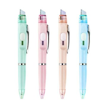 美工刀筆 多功能原子筆 筆型刀 刀筆 紙雕小刀 美術雕刻筆 DIY美勞用具 贈品禮品