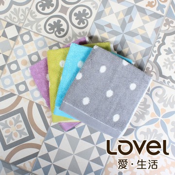 Lovel 專利咖啡紗除臭抗UV圓點方巾