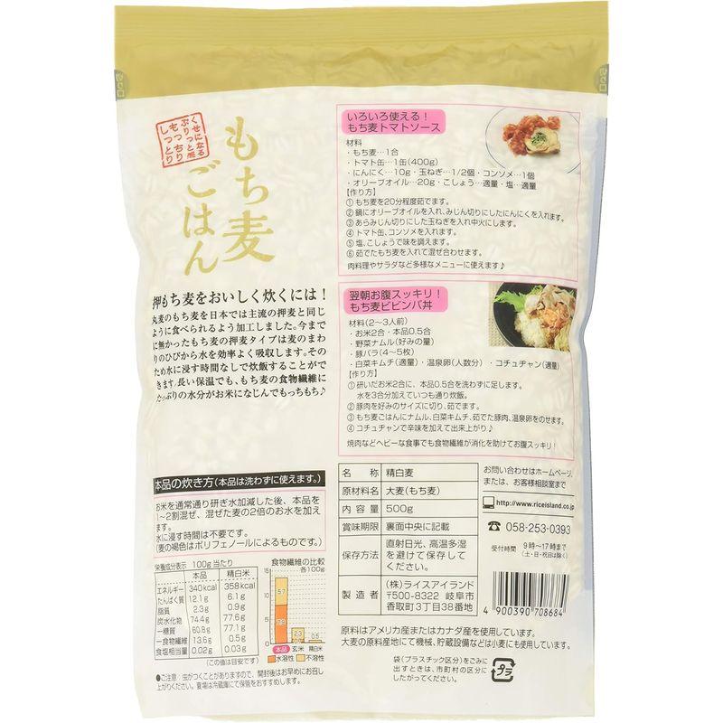 ライスアイランドもち麦ごはん 押麦タイプ 500ｇ ×2袋