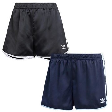Adidas 短褲 女裝 寬鬆 黑/藍【運動世界】JD3119/JD3121