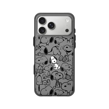 iPhone 17 Pro Max Clear (相機按鈕) 酷墨灰 - 史努比 Snoopy - 找我嗎？