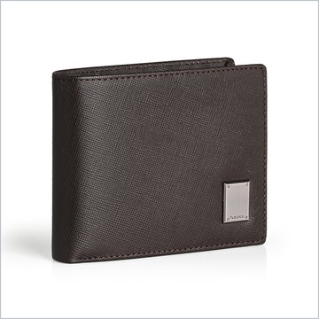 Cross 十字紋真皮橫式短夾(零錢袋)[N-552-Cr]