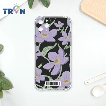 TRON IPhone 11 PRO MAX 平塗手繪花朵B款 四角防摔載具殼 軟殼 手機殼