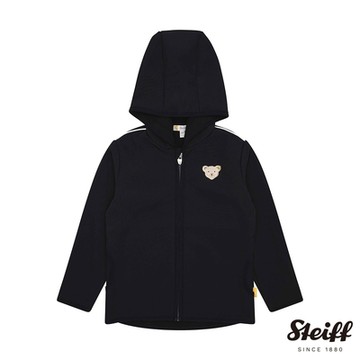 STEIFF德國精品童裝 連帽長袖夾克 黑 (外套) 1歲半-8歲