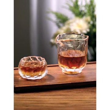 原石手工制作茶具冰語品茗杯高檔原礦水晶功夫茶品茗茶杯子禮盒裝