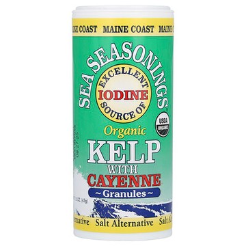 Maine Coast Sea Vegetables, Sea Seasonings，含紅辣椒顆粒的有機海帶，1.5 盎司（43 克）