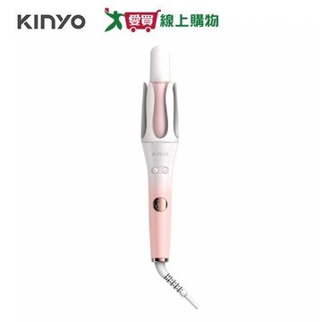 KINYO 植感系粉櫻光感自動捲髮棒 KHS-3203【愛買】