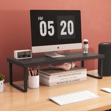 鍵盤桌面顯示屏托架支架屏幕顯示器架電腦臺式顯工位抬高底座增高