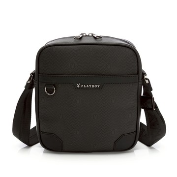 PLAYBOY - 斜背包 Defense系列 - 黑色
