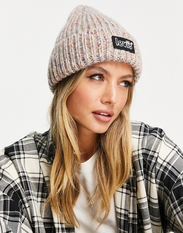 Levi's chunky beanie in beige-Neutral