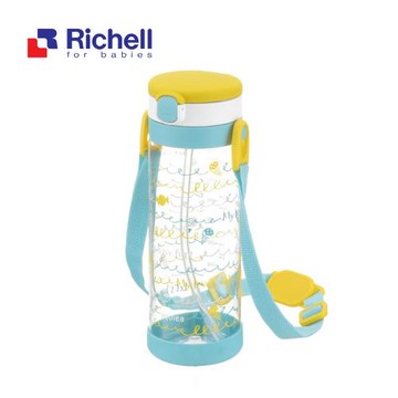 Richell 利其爾  第四代LC 450ml 吸管式冷水壺(附背帶) - 棒棒糖