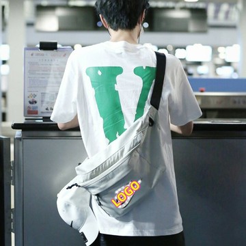 胸包 單肩包 防水包 腰包 運動腰包王一博同款胸包大容量斜挎包背包男女單肩包休閑BA5751