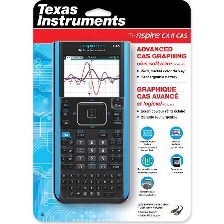 Texas Instruments(テキサス・インスツルメンツ) TI-Nspire CX II CAS カラーグラフ計算機 学生用ソフトウェア付き(PC Mac)