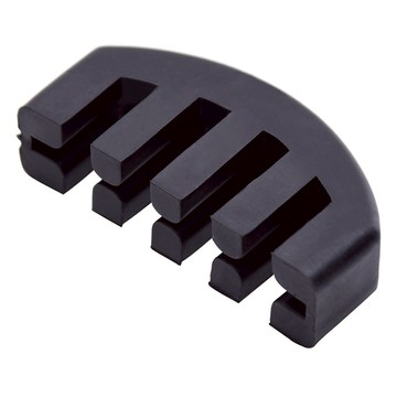 小提琴橡膠弱音器 降低音量 練習必備  黑色  1個