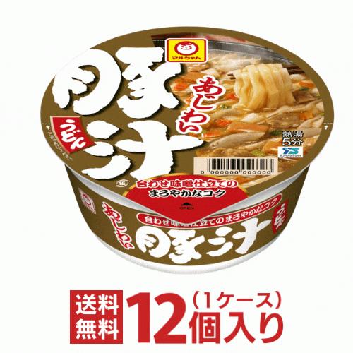 マルちゃん  あじわい豚汁うどん １ケース（１２個入）東洋水産 カップ麺 まとめ買い